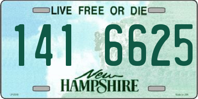 NH license plate 1416625