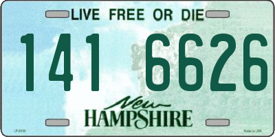 NH license plate 1416626