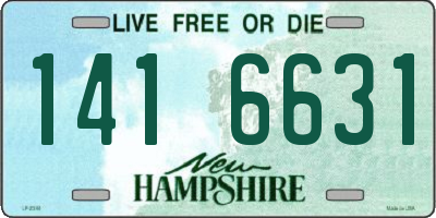 NH license plate 1416631