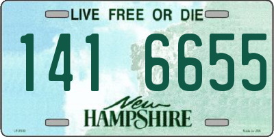 NH license plate 1416655