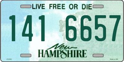 NH license plate 1416657