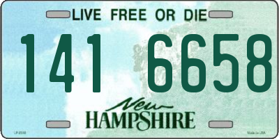 NH license plate 1416658
