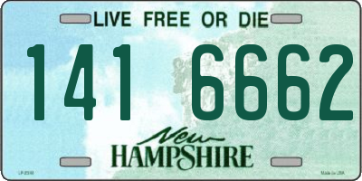 NH license plate 1416662