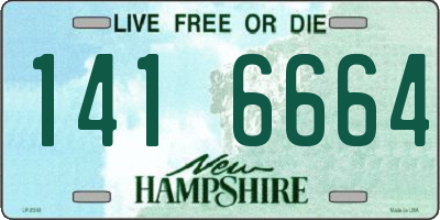 NH license plate 1416664