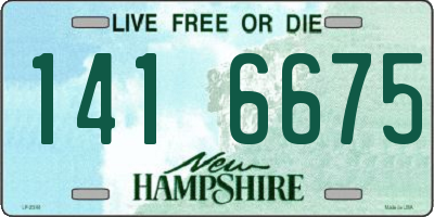 NH license plate 1416675