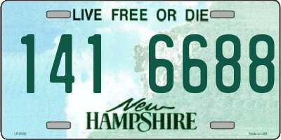 NH license plate 1416688