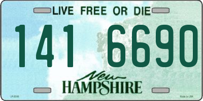 NH license plate 1416690