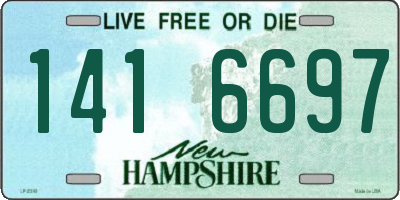 NH license plate 1416697