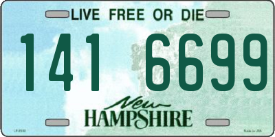 NH license plate 1416699