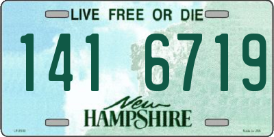 NH license plate 1416719