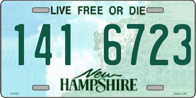 NH license plate 1416723