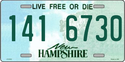 NH license plate 1416730