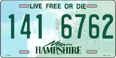 NH license plate 1416762