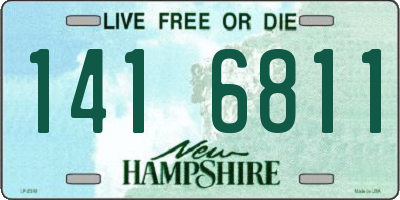 NH license plate 1416811
