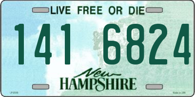 NH license plate 1416824