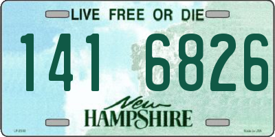 NH license plate 1416826