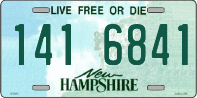 NH license plate 1416841