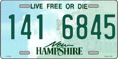 NH license plate 1416845