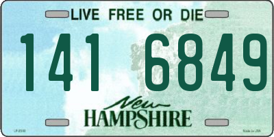 NH license plate 1416849