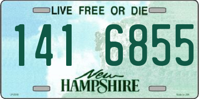 NH license plate 1416855
