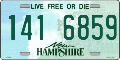 NH license plate 1416859