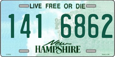 NH license plate 1416862