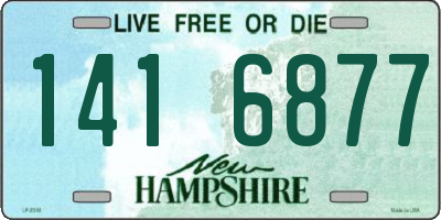 NH license plate 1416877