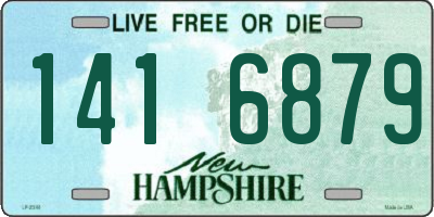 NH license plate 1416879