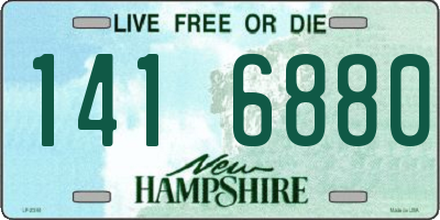 NH license plate 1416880