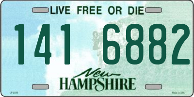NH license plate 1416882