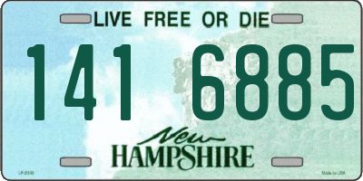 NH license plate 1416885