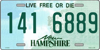 NH license plate 1416889