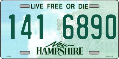 NH license plate 1416890