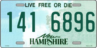 NH license plate 1416896
