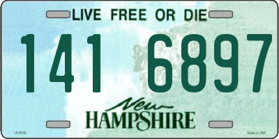 NH license plate 1416897