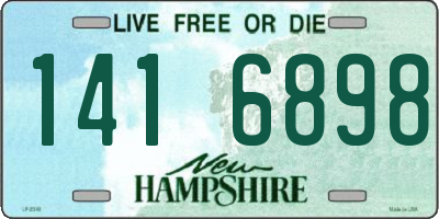 NH license plate 1416898