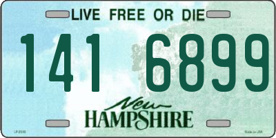 NH license plate 1416899