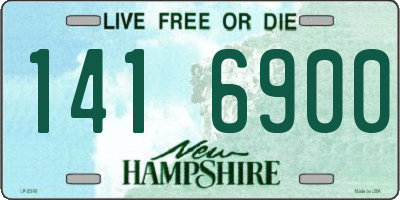 NH license plate 1416900