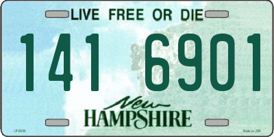 NH license plate 1416901