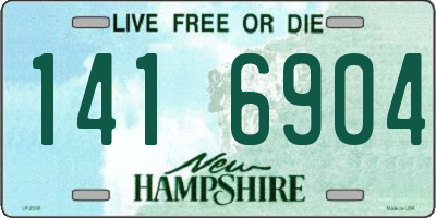 NH license plate 1416904