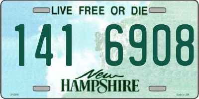 NH license plate 1416908
