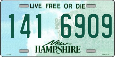 NH license plate 1416909