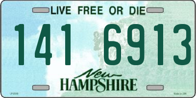 NH license plate 1416913