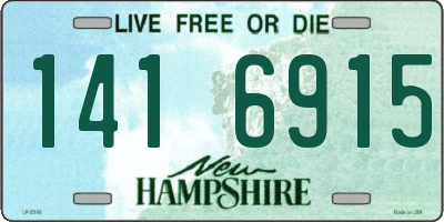 NH license plate 1416915