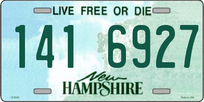 NH license plate 1416927
