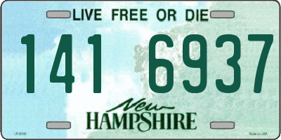 NH license plate 1416937