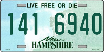 NH license plate 1416940