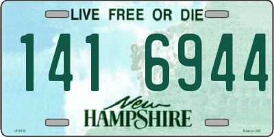 NH license plate 1416944