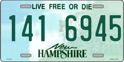 NH license plate 1416945