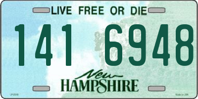 NH license plate 1416948